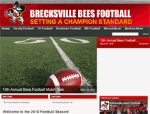 Tablet Screenshot of brecksvillefootball.com